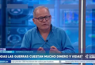Ramiro Escobar: Todas las guerras cuestan mucho dinero y vida
