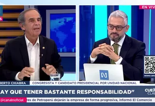 Roberto Chiabra: El mismo José Jerí debería renunciar