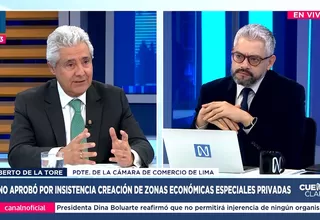 Roberto de la Torre: Hay que saludar la aprobación, por insistencia, de la ley de zonas económicas especiales privadas