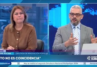 Roxana Rocha: Es insólita la decisión de Juntos por el Perú de interpelar al ministro de Defensa, Rafael Belaunde