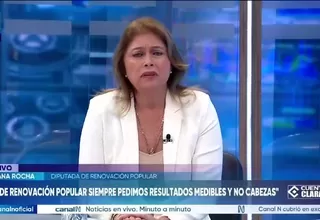 Roxana Rocha: Pedimos resultados medibles, no cabezas