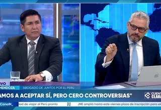 Roy Mendoza: Vamos a aceptar pero cero controversias