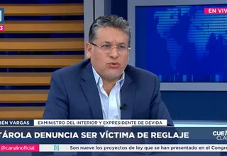 Rubén Vargas: La democracia no puede tolerar partidos violentos