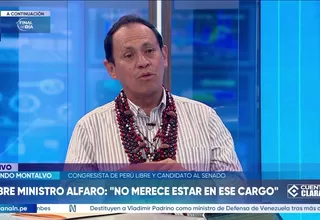 Segundo Montalvo: Alfaro no merece estar en el cargo de ministro