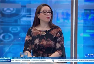 Silvia Guevara: La barrera electoral beneficia a las organizaciones políticas que son más grandes, perjudica a las nuevas