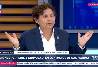 Susel Paredes: Mi esposa me dijo que no le vende a Qali Warma