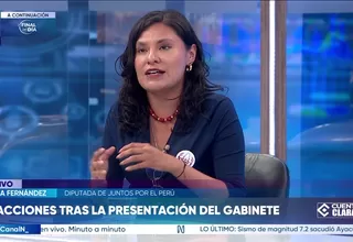 Svieta Fernández: Yenifer Paredes tiene todo el respaldo de la bancada