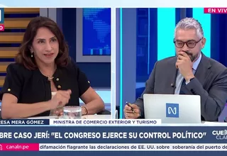 Teresa Mera Gómez: El Congreso ejerce su control político