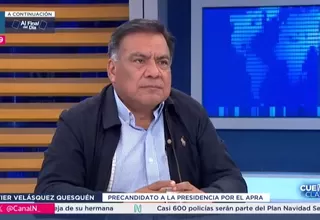 Velásquez Quesquén: El APRA tienen líderes pero no de la dimensión de Alan García
