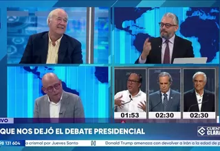 Víctor Andrés García Belaunde: "El debate ha sido penoso"