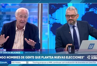 Víctor Andrés García Belaúnde: No hay elecciones perfectas en el mundo