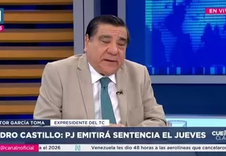 Víctor García Toma: El comportamiento del abogado de Castillo es deleznable