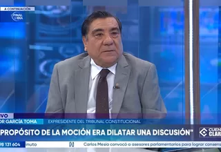 Víctor García Toma: Le están haciendo el juego a la extrema derecha