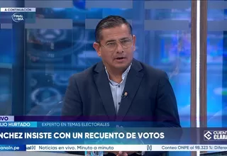Virgilio Hurtado: Una nulidad debe tener un sustento legal