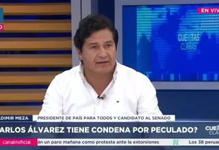 Vladimir Meza: La máxima instancia absolvió a Carlos Álvarez