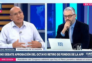 Waldo Mendoza tras aprobación de retiro de las AFP: "La norma está básicamente destrozada"