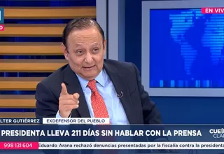 Walter Gutiérrez: El actual Gabinete es sumiso
