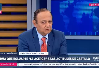 Walter Gutiérrez: Boluarte se parece cada vez más a Pedro Castillo