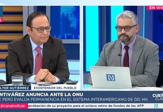 Walter Gutiérrez sobre la Corte IDH: "Yo no creo que haya que salir de la Corte"