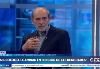 Yehude Simon: Roberto Sánchez traicionó a Pedro Castillo 