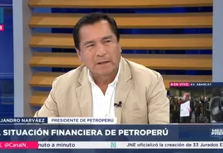 Alejandro Narváez, presidente de PetroPerú: “Las pérdidas acumuladas superan el 50.3 % del capital social"