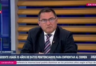 Álex Guerrero  sobre uso de datos penitenciarios: "Internos tienen derecho a la comunicación, pero tiene que estar controlada"