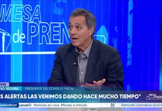 Alonso Segura: El Congreso debe dejar de aprobar medidas con costo fiscal
