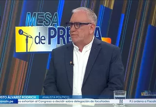 Álvarez Rodrich: La política no tiene por qué llegar a este nivel de bajezas y estas cosas homofóbicas que expresa López Aliaga