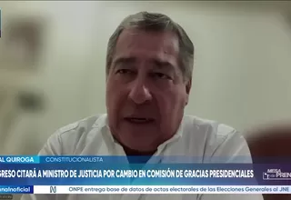 Aníbal Quiroga: No es posible indultar al presidente Castillo porque no califica