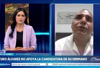 Arturo Álvarez: Nos hemos reconciliado ya hace una buena cantidad de meses