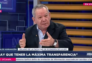 Carlos Adrianzén: Un país es pobre o rico por su institucionalidad