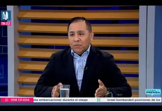 Carlos Caro: "El hecho de que esté nombrado como ministro no lo blinda"