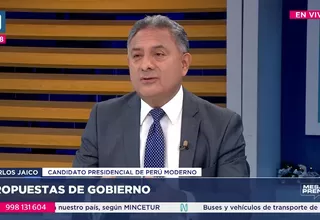 Carlos Jaico: Hemos totalmente debilitado la fuerza de investigación policial