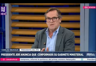 Carlos Neuhaus: Tiene que ser gente proba gente capaz serena que piensen en Perú