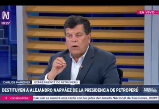 Carlos Paredes: No podemos seguir ni con el mismo directorio en PetroPerú
