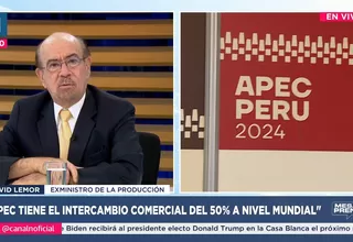 David Lemor: APEC tiene el intercambio comercial del 50% a nivel mundial