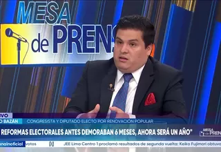 Diego Bazán: Creo que ir ya a instancias internacionales es más una pataleta