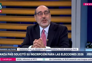 Fernán Altuve: Hay que fortalecer la jefatura del Estado