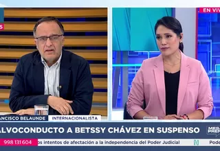 Francisco Belaúnde: Estríctamente hablando, sí corresponde darle el salvoconducto