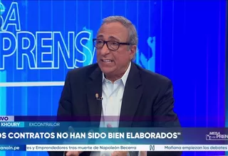 Fuad Khoury: El control concurrente no ha sido suficientemente idóneo