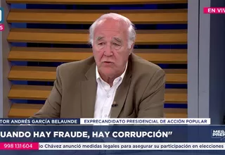 García Belaúnde: Esto es una vergüenza para todos nosotros