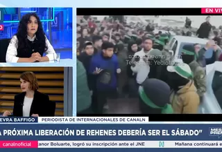 Ginevra Baffigo: La próxima liberación de rehenes debería ser el sábado