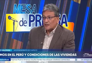 Guido Valdivia: El gran problema es el altísimo nivel de informalidad en la construcción de viviendas