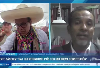 Humberto Morales sobre Antauro Humala: No pertenece a Juntos por el Perú 