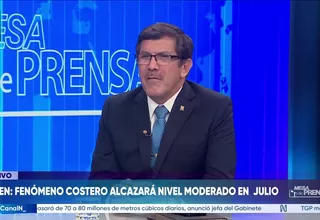 Jorge Chávez Cresta: Nosotros debemos estar preparados y con actividades de prevención