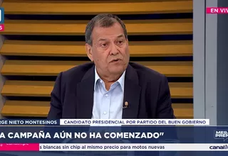 Jorge Nieto: “No hay ningún candidato consolidado"