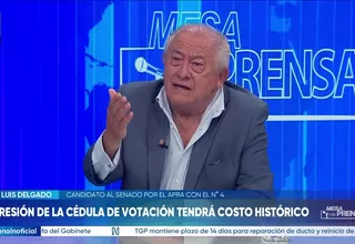 José Luis Delgado: El Senado tiene que ser un reflexivo