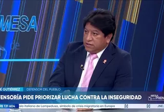 Josué Gutiérrez: Hay que reconocer que el sistema de justicia debe declararse en emergencia