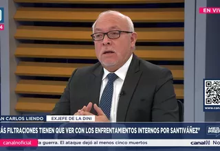 Juan Carlos Liendo: "La ausencia del Estado permite que el crimen controle el territorio"
