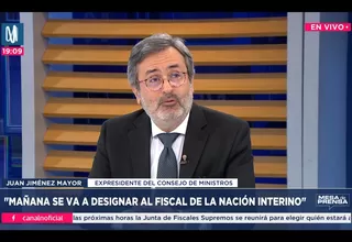 Juan Jiménez: Quien sea elegido igual va a estar cuestionado